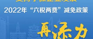 一圖了解：支持小微企業(yè)發(fā)展，2022年“六稅兩費”減免政策再添力